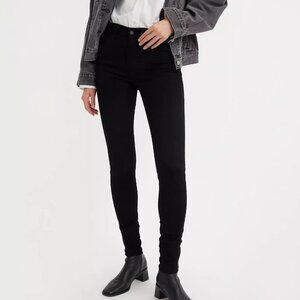 Levi's 720 Black High Rise Super Skinny Women Jeans in Size 28